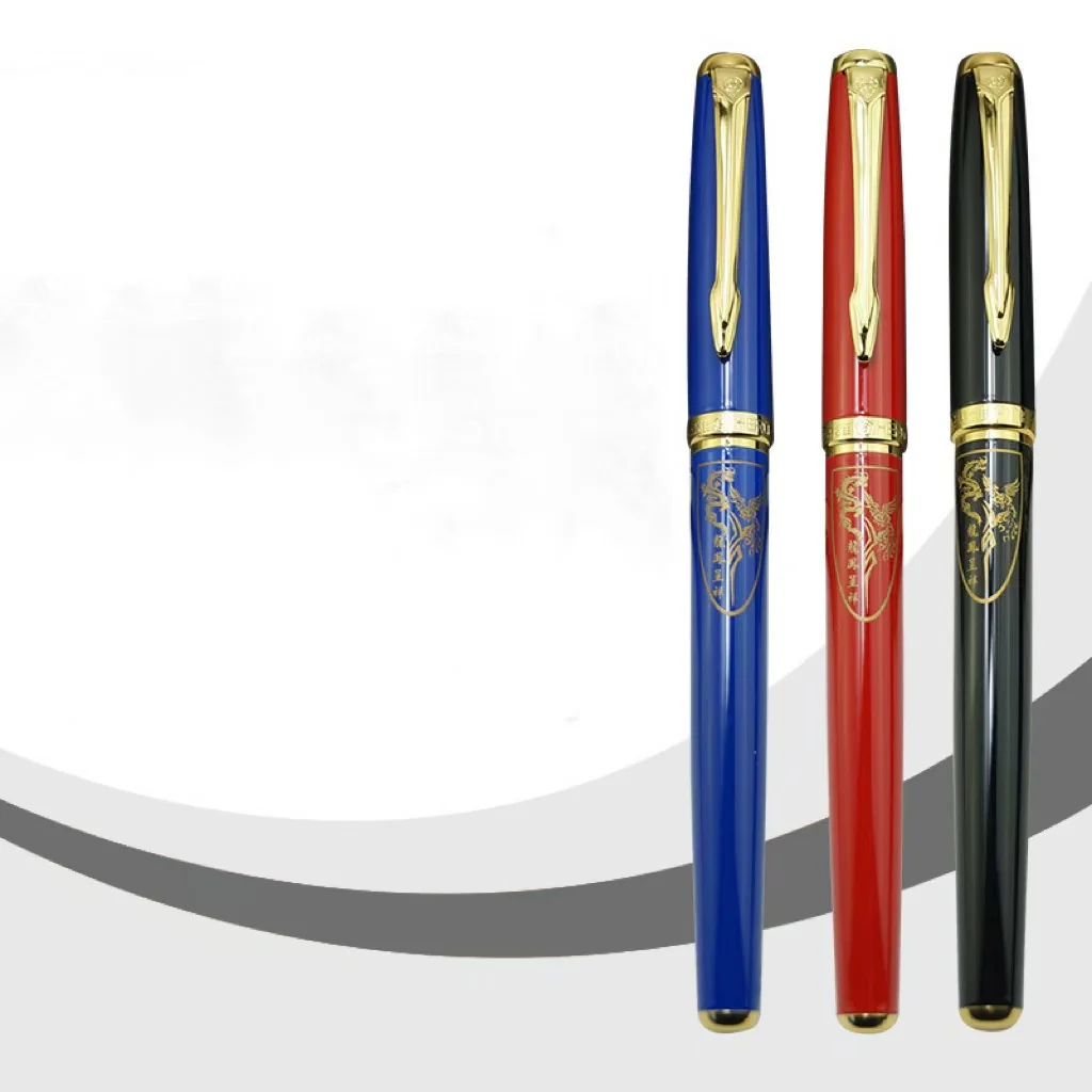 Multi-color pen bright tip 0.5mm thick fine dragon pattern Chinese style pen support processing logo
Multi-color pen bright tip 0.5mm thick fine dragon pattern Chinese style pen support processing logo