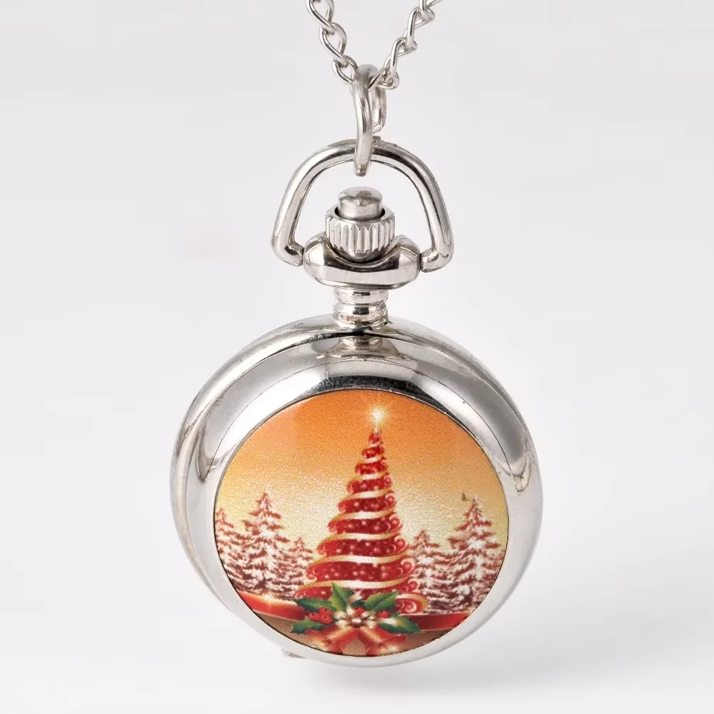 2019 hot new fashion pocket watch necklace Christmas tree silver pocket watch wholesale Christmas best gift to friends
2019 hot new fashion pocket watch necklace Christmas tree silver pocket watch wholesale Christmas best gift to friends