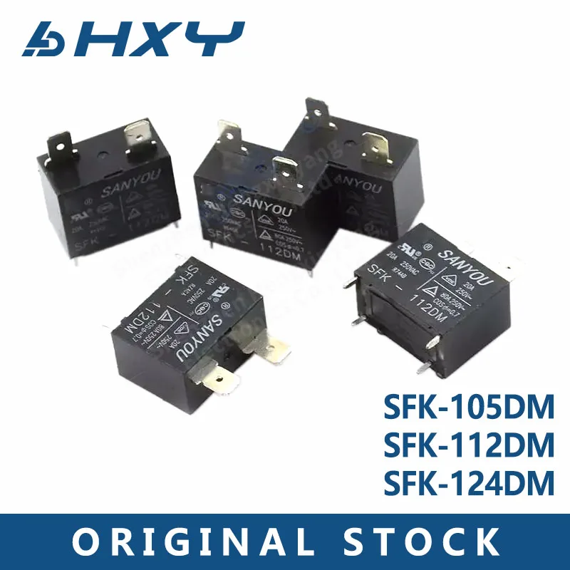 20 шт./лот реле SANYOU SFK-112DM 105DM 124DM для кондиционера, силовое реле SFK 112DM 12VDC 20A 250VAC 4 контакта 1H форма A
20 шт./лот реле SANYOU SFK-112DM 105DM 124DM для кондиционера, силовое реле SFK 112DM 12VDC 20A 250VAC 4 контакта 1H форма A