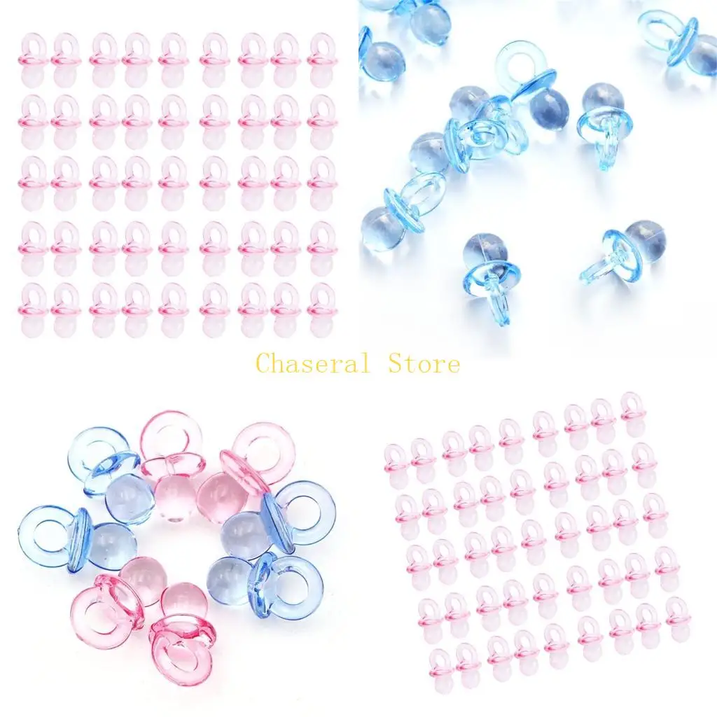 E7CE Set of 50pcs Baby Shower Acrylic Pacifiers Mini Pacifiers for Decoration and Gender Reveal Birthday Party Table Scatter
E7CE Set of 50pcs Baby Shower Acrylic Pacifiers Mini Pacifiers for Decoration and Gender Reveal Birthday Party Table Scatter