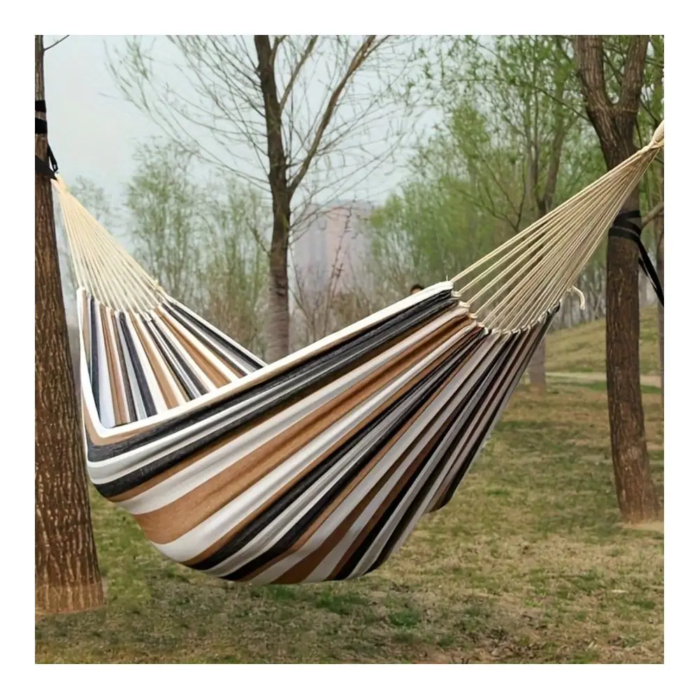 Leisure Hammock, Coffee Color Hammock, SinglePerson Size With AntiTipping Design, Capacity 330 Lbs, Includes Straps And Portabl
Leisure Hammock, Coffee Color Hammock, SinglePerson Size With AntiTipping Design, Capacity 330 Lbs, Includes Straps And Portabl