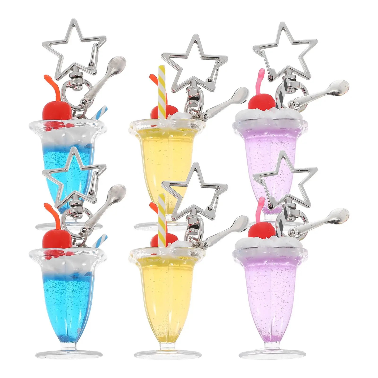6 Pcs Ice Cream Cup Hanging Charms Cute Wallet Purses Mini Food Accessories PVC Zinc Alloy Women Girls Gifts
6 Pcs Ice Cream Cup Hanging Charms Cute Wallet Purses Mini Food Accessories PVC Zinc Alloy Women Girls Gifts