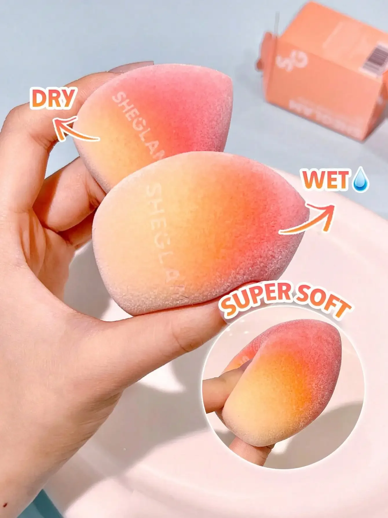 Insta-Ready Powder Sponge Cute Total Face Powder Puff Soft Blending Sponge Dry Makeup Only Beauty Makeup Tool Brand Beauty Makeu
Insta-Ready Powder Sponge Cute Total Face Powder Puff Soft Blending Sponge Dry Makeup Only Beauty Makeup Tool Brand Beauty Makeu