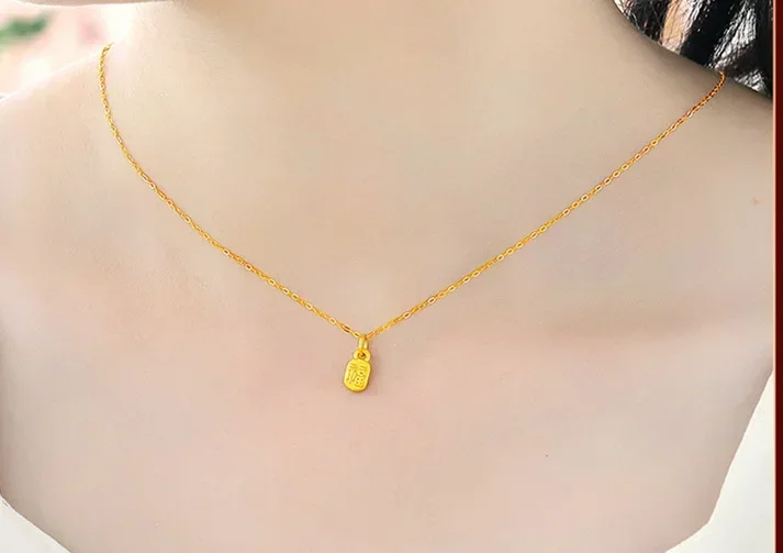 100% Real Gold Necklace Pendants, Gold Charms Fu Letter Pendants 10*5mm Handmade Jewelry Parts
100% Real Gold Necklace Pendants, Gold Charms Fu Letter Pendants 10*5mm Handmade Jewelry Parts