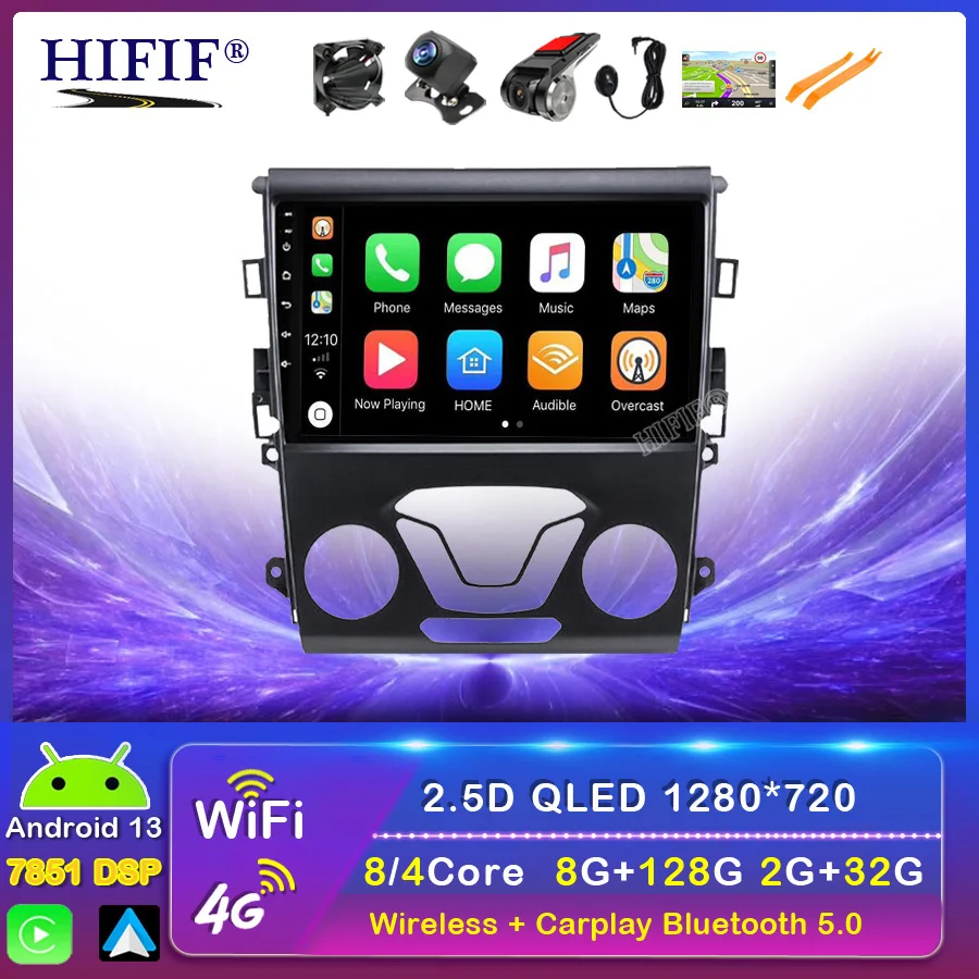 9inch Android 13 Radio Player For Ford Mondeo 5 Fusion 2012 - 2014 GPS DSP IPS QLED 4GLTE WIFI Touch Car Multimedia Serero Auto
9inch Android 13 Radio Player For Ford Mondeo 5 Fusion 2012 - 2014 GPS DSP IPS QLED 4GLTE WIFI Touch Car Multimedia Serero Auto