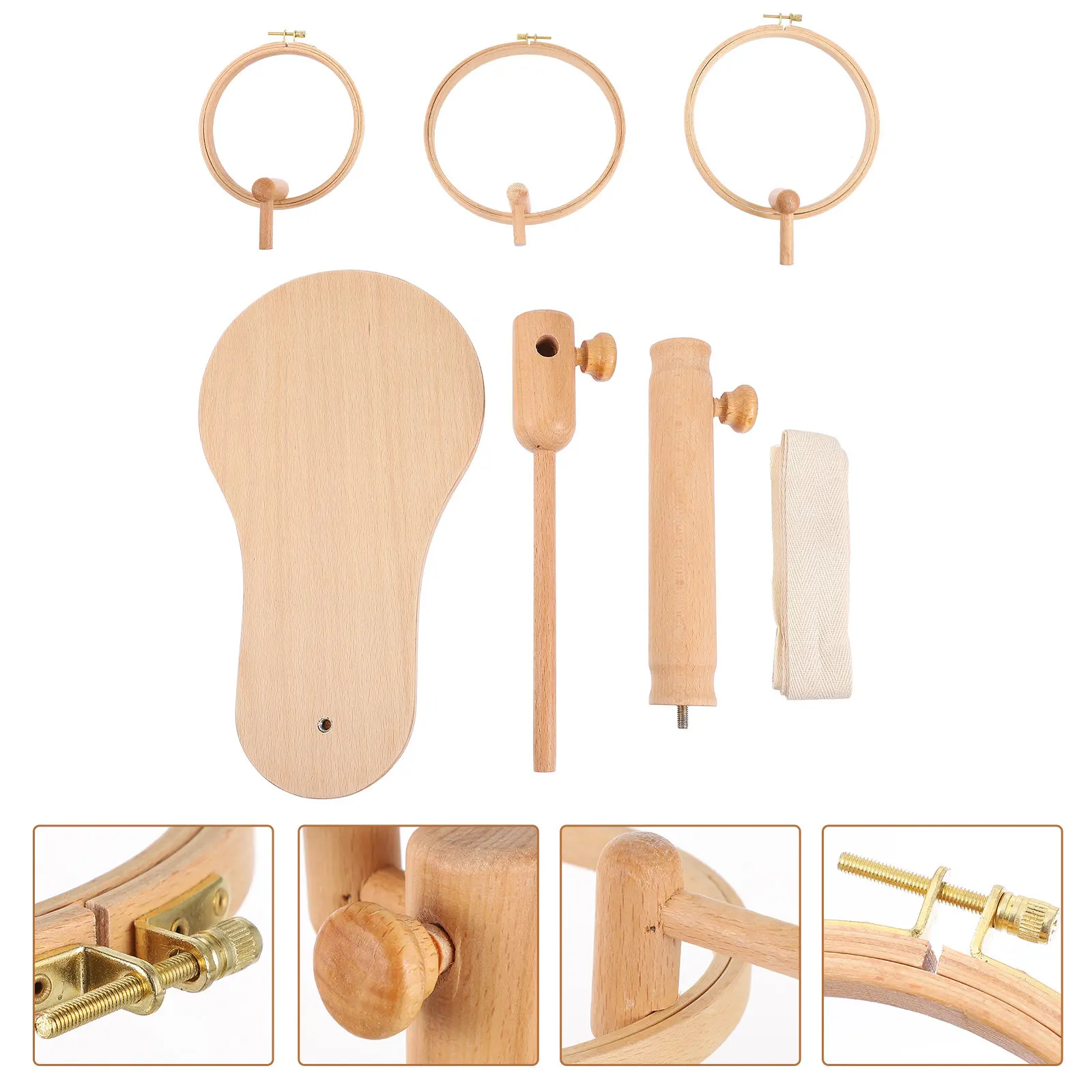 1Set Wood Embroidery Stand Adjustable Height Angle Rotary Cross Stitch Holder Comfortable Tool for DIY Embroidery Gift Cross
1Set Wood Embroidery Stand Adjustable Height Angle Rotary Cross Stitch Holder Comfortable Tool for DIY Embroidery Gift Cross