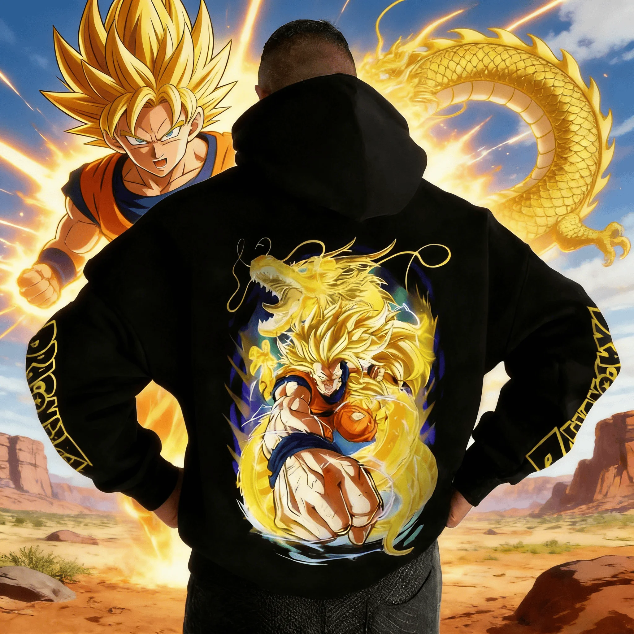 2026 Dragon Ball Retro Oversized Hoodie Pure Cotton Men's SSJ3 Goku Print Sweatshirt Unisex Casual Vintage Anime Streetwear
2026 Dragon Ball Retro Oversized Hoodie Pure Cotton Men's SSJ3 Goku Print Sweatshirt Unisex Casual Vintage Anime Streetwear