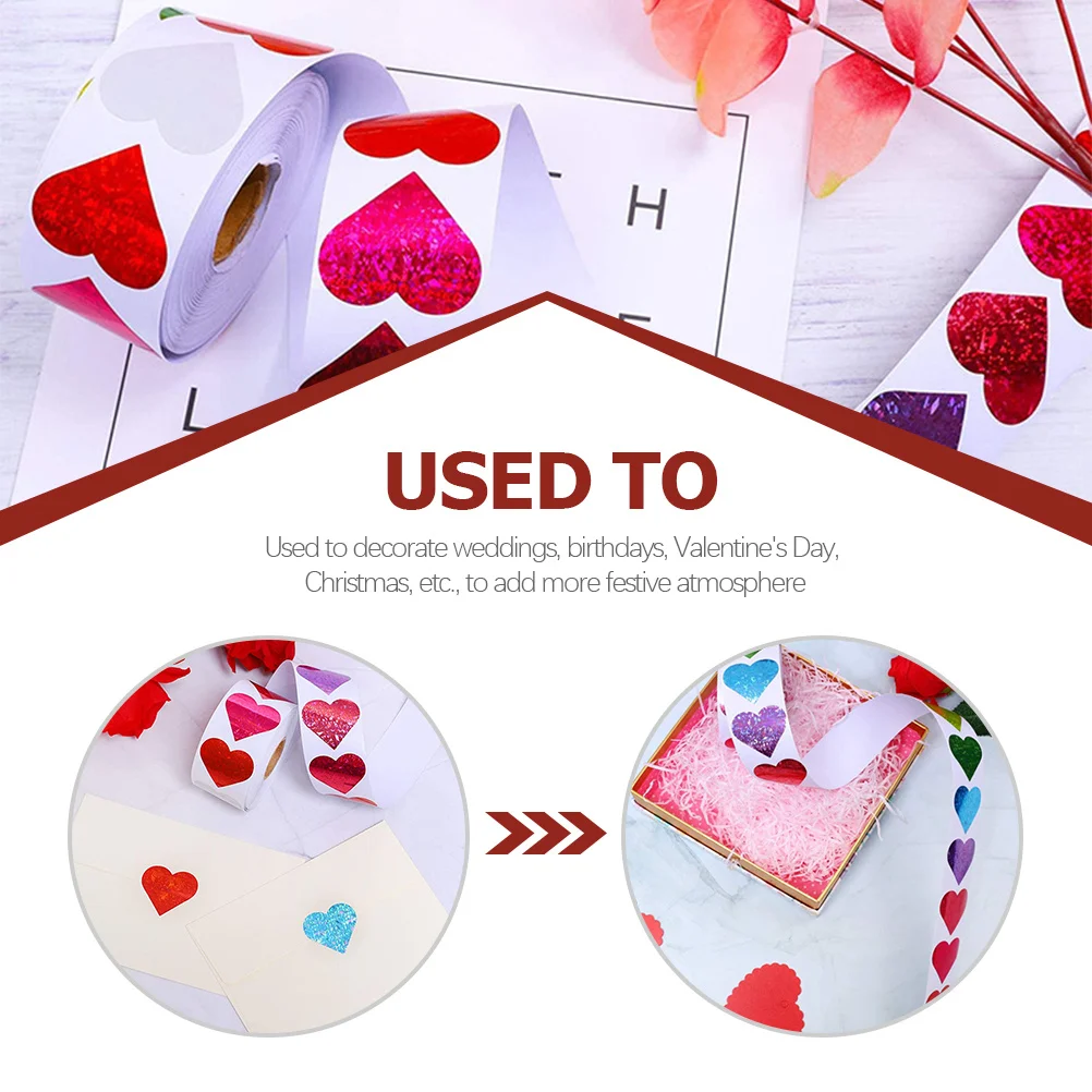Decorative School Heart Sticker Roll Unique Printing Pattern Party Candy Gift Bag Wrapping Sticker Multi-Function
Decorative School Heart Sticker Roll Unique Printing Pattern Party Candy Gift Bag Wrapping Sticker Multi-Function