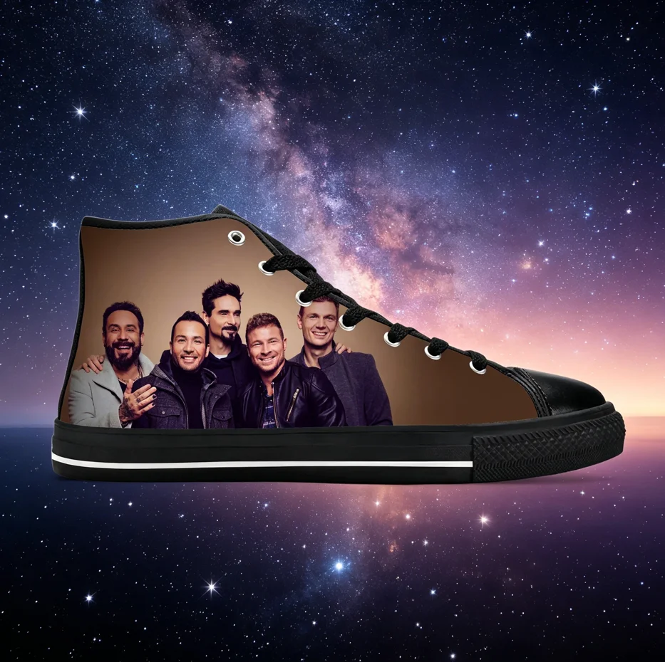 Backstreet Boys Logo Print High Top Canvas Sneakers Men Women Streetwear Comfortable Casual Shoes
Backstreet Boys Logo Print High Top Canvas Sneakers Men Women Streetwear Comfortable Casual Shoes