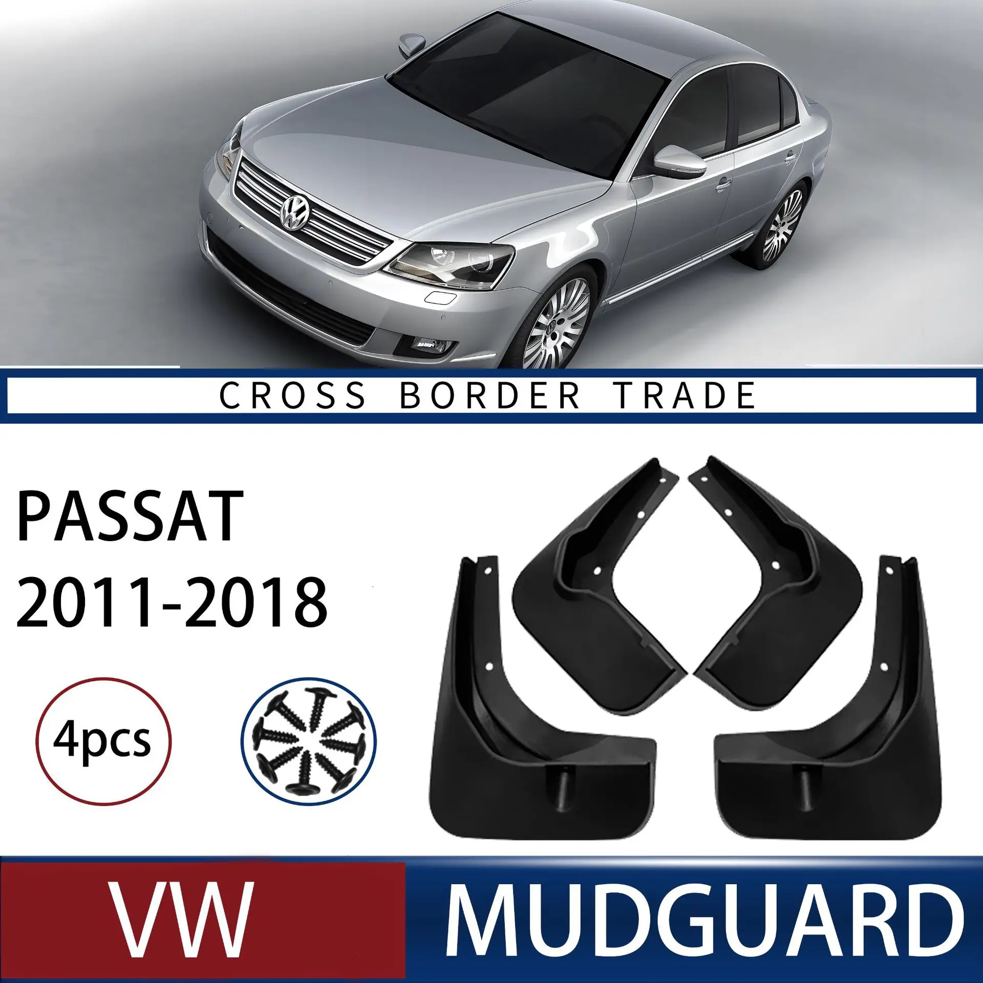 FOR VW Passat 2011-2018 American edition Flaps Splash Guards Mudguards Front Rear Styling Front Rear Car Accessories
FOR VW Passat 2011-2018 American edition Flaps Splash Guards Mudguards Front Rear Styling Front Rear Car Accessories