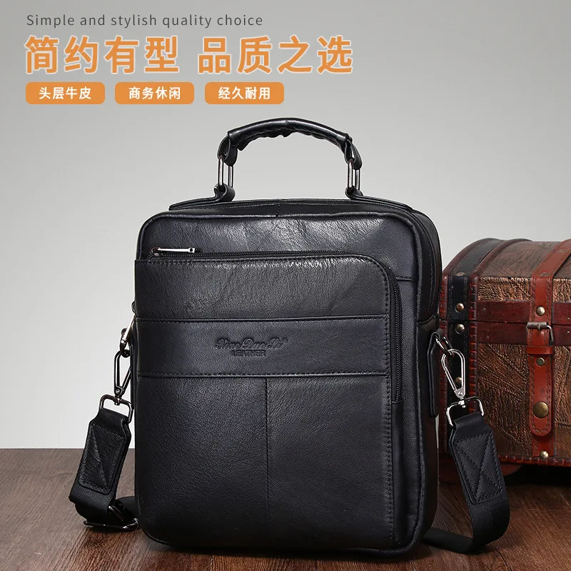 New men's leather messenger business handbag casual shoulder large capacity cowhide backpack retro fashion simple versatile busi
New men's leather messenger business handbag casual shoulder large capacity cowhide backpack retro fashion simple versatile busi