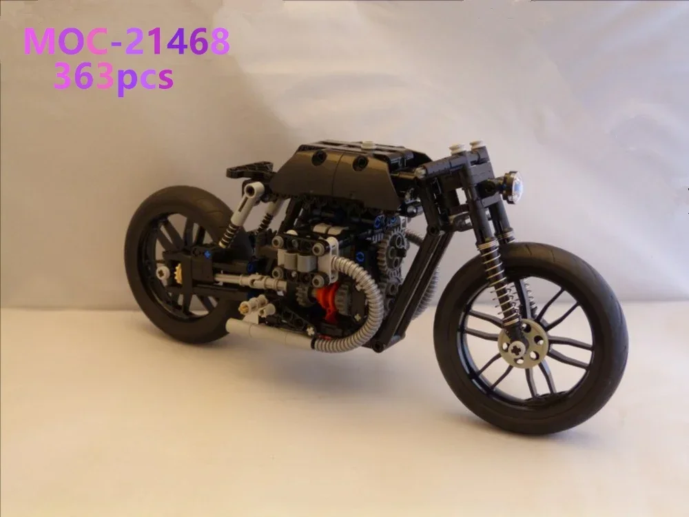 MOC-21468 Motorcycle 363 pieces compatible building toy blocks for children's Christmas gifts
MOC-21468 Motorcycle 363 pieces compatible building toy blocks for children's Christmas gifts