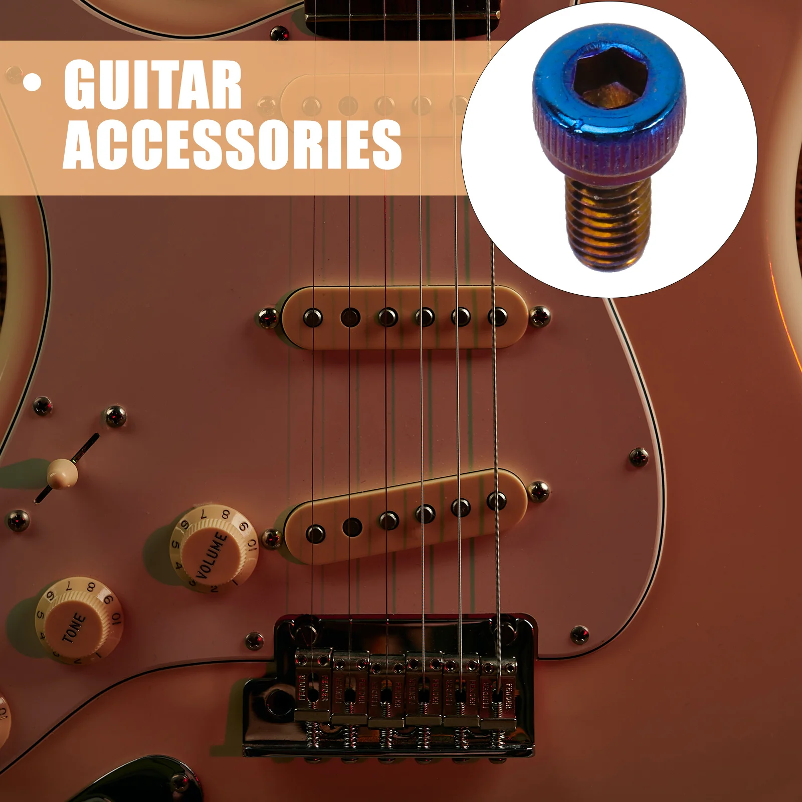 3Pcs Electric Guitar Bridge Screws Fine Workmanship Sturdy Not Easy to Deform for Guitarists Luthiers Repair Replacement
3Pcs Electric Guitar Bridge Screws Fine Workmanship Sturdy Not Easy to Deform for Guitarists Luthiers Repair Replacement