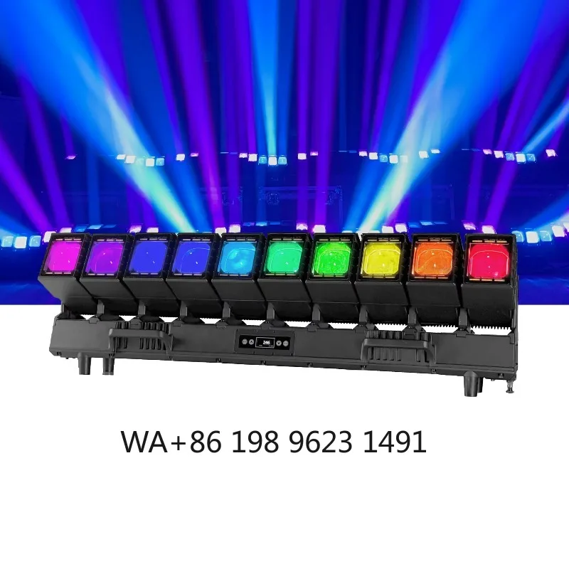 10x60W IP66 Waterproof RGBW Moving Head Light DMX512 Pixel Control Stage Effect for Party Wedding Club Event
10x60W IP66 Waterproof RGBW Moving Head Light DMX512 Pixel Control Stage Effect for Party Wedding Club Event