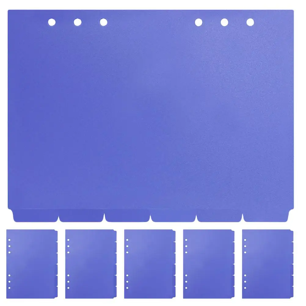 6 Pcs Separator Page A5 Size PP Material Multi Page Organization Notebook Binder Accessories Tab Dividers Pocket Journal
6 Pcs Separator Page A5 Size PP Material Multi Page Organization Notebook Binder Accessories Tab Dividers Pocket Journal