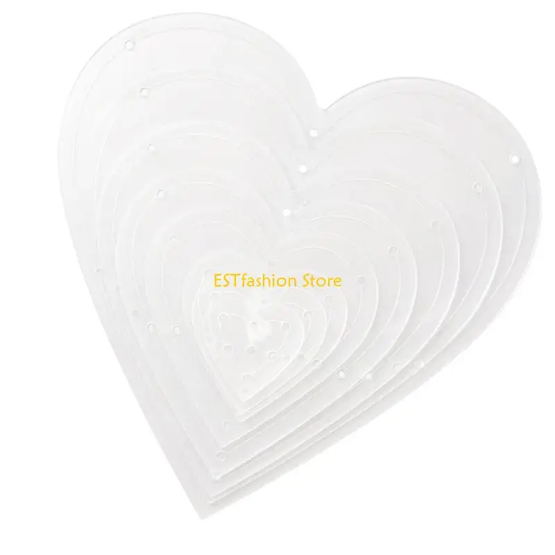 Y5GC Acrylic Heart Quilting Stencils Craft Kits Sewing Templates For Handcrafts Clothing And Home Decors Craft Project
Y5GC Acrylic Heart Quilting Stencils Craft Kits Sewing Templates For Handcrafts Clothing And Home Decors Craft Project