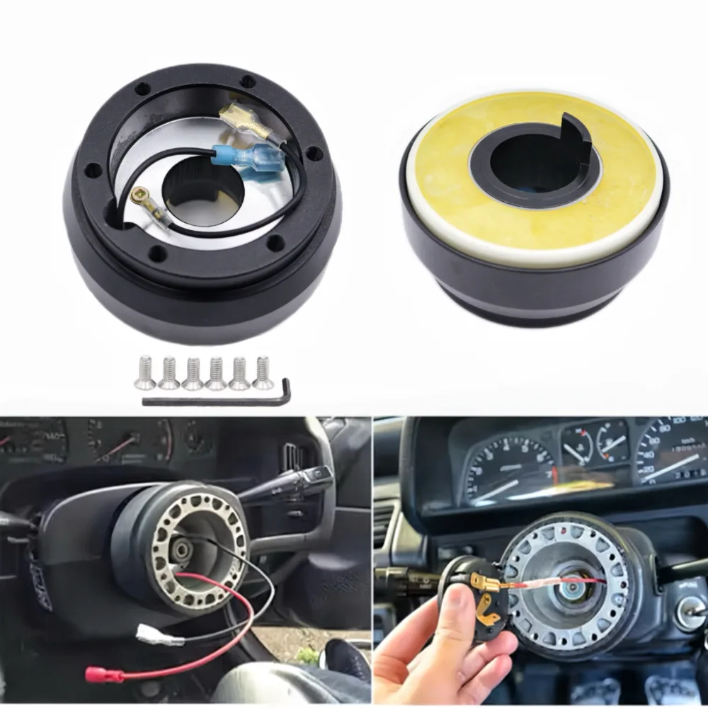 Комплект адаптеров для модификации рулевого колеса автомобиля, алюминиевый адаптер рулевого колеса, компактный дизайн, обтекаемый профиль
Комплект адаптеров для модификации рулевого колеса автомобиля, алюминиевый адаптер рулевого колеса, компактный дизайн, обтекаемый профиль