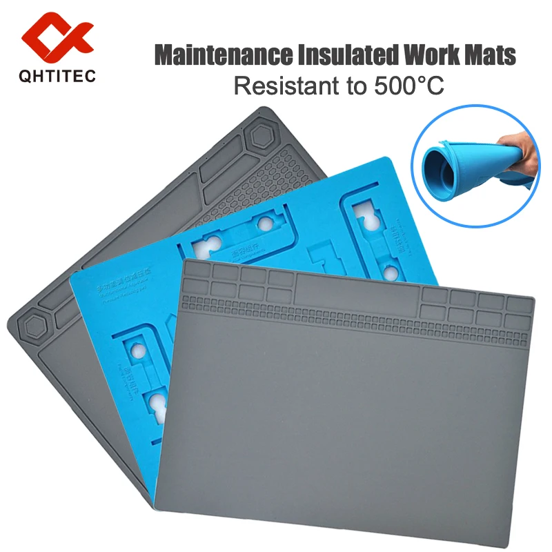 Magnetic Soldering Station Mat Antistatic High Temperature Resistant 932°F Work Mat for Electronic Phone Laptop Watch Repair Pad
Magnetic Soldering Station Mat Antistatic High Temperature Resistant 932°F Work Mat for Electronic Phone Laptop Watch Repair Pad