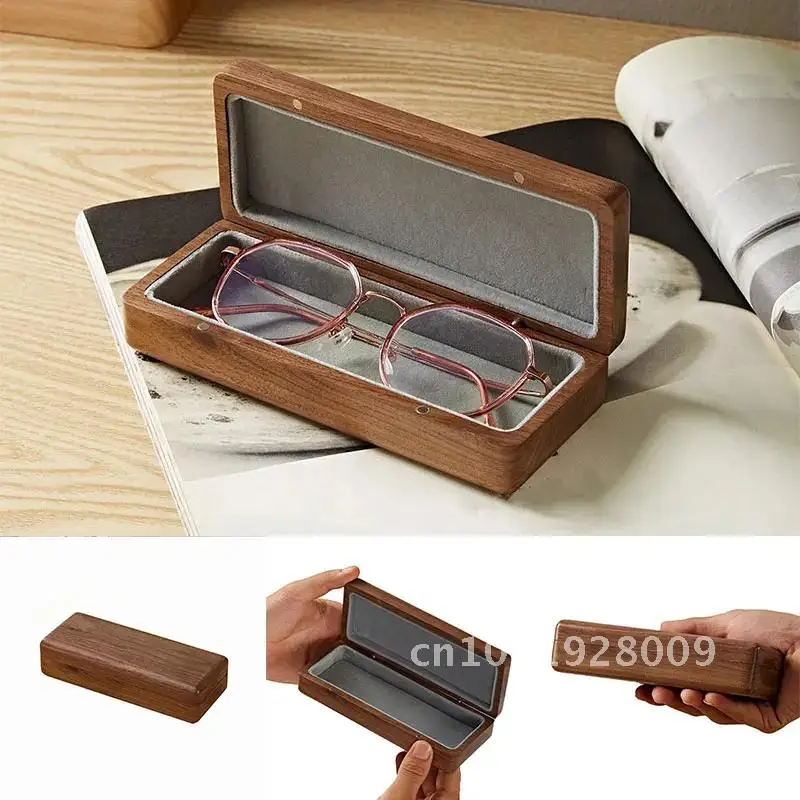 Solid Wood Glasses Case Creative Retro Black Walnut Glasses Business And Portable Men Glasses Box Myopia Storage Women Box
Solid Wood Glasses Case Creative Retro Black Walnut Glasses Business And Portable Men Glasses Box Myopia Storage Women Box