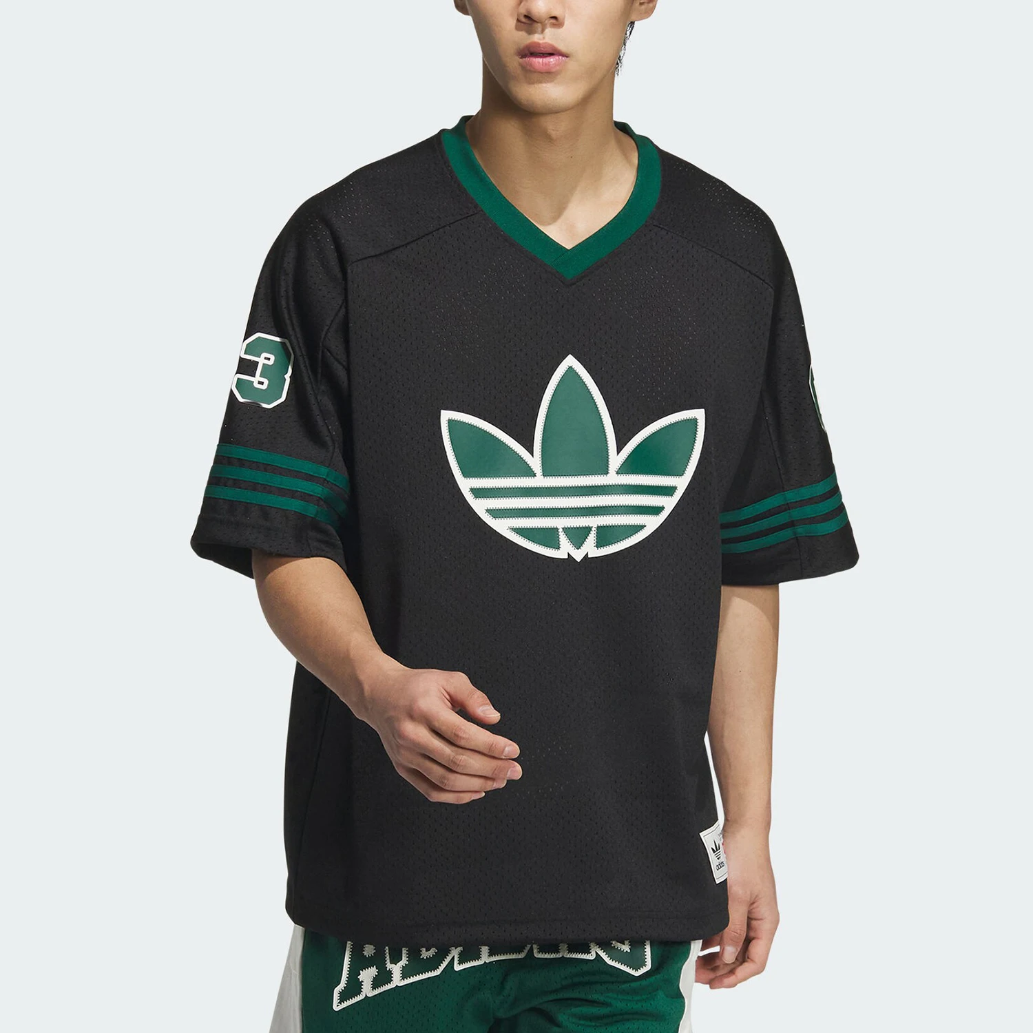 Adidas Authentic Three Leaves Men's Women's Fashion V-Neck Basketball Sports Short Sleeve JC6803
Adidas Authentic Three Leaves Men's Women's Fashion V-Neck Basketball Sports Short Sleeve JC6803