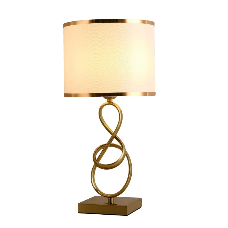 Creative bedroom desk lamp, model room post-modern simple dimmable household bedside lamp
Creative bedroom desk lamp, model room post-modern simple dimmable household bedside lamp