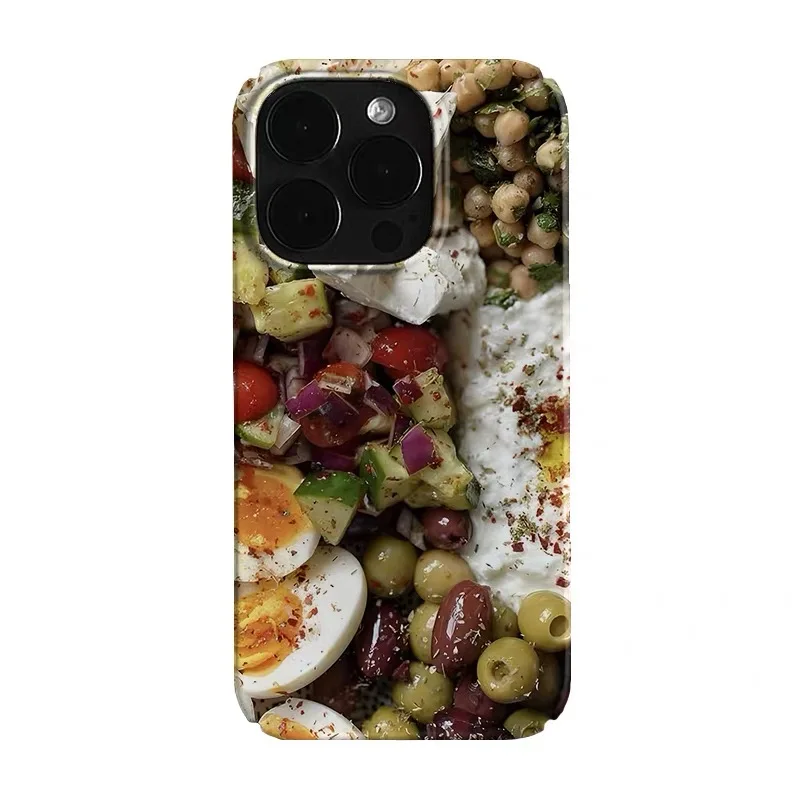 Ins Korean Food and Egg Art Phone Case for IPHONE 17 Air 16E 15 PROMAX 14 Plus 13 12 MINI 11 PRO 16Plus XR Acrylic Phone Cover 
Ins Korean Food and Egg Art Phone Case for IPHONE 17 Air 16E 15 PROMAX 14 Plus 13 12 MINI 11 PRO 16Plus XR Acrylic Phone Cover