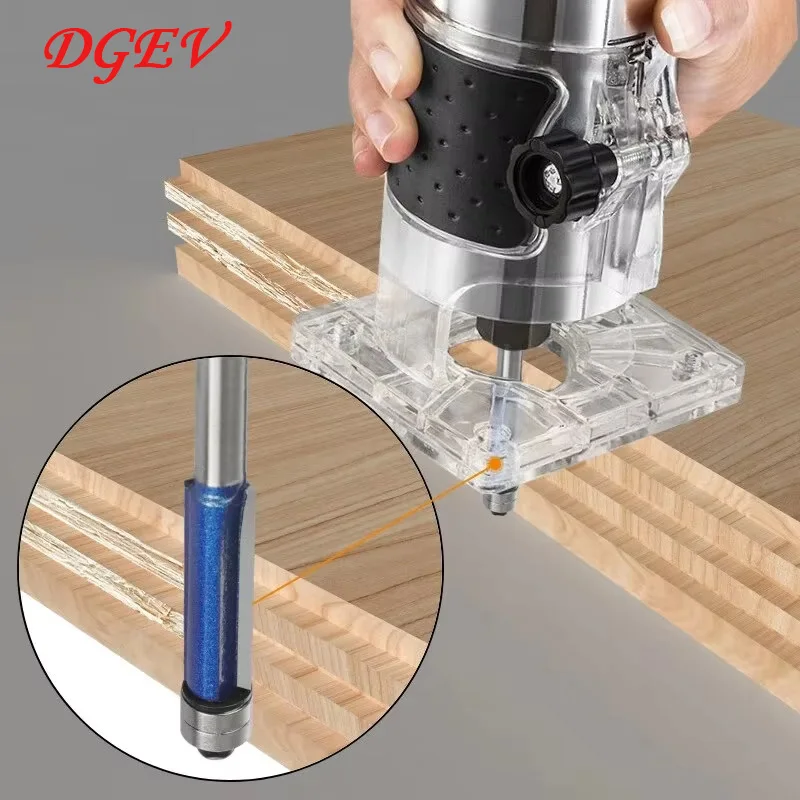 DGEV4PC1/4 inch Flush Trim Bit Router Bits Milling Cutter for Woodworking Bit Face Mill Tools Carbide Cutter End MillElectric ac
DGEV4PC1/4 inch Flush Trim Bit Router Bits Milling Cutter for Woodworking Bit Face Mill Tools Carbide Cutter End MillElectric ac