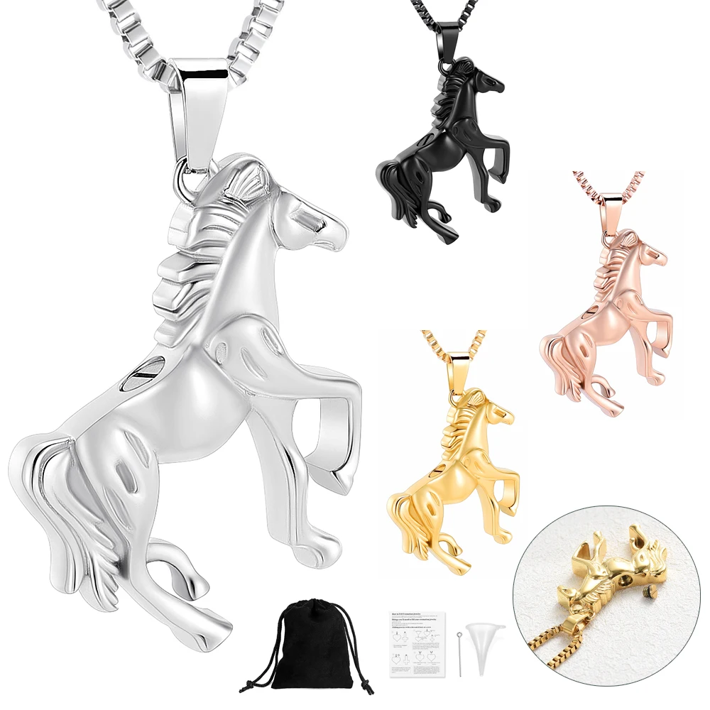 Personalized Jewelry Horse Cremation Jewelry Urns For Ashes Urn Necklace Stainless Steel For Human/Pet Ashes Memorial Keepsake
Personalized Jewelry Horse Cremation Jewelry Urns For Ashes Urn Necklace Stainless Steel For Human/Pet Ashes Memorial Keepsake