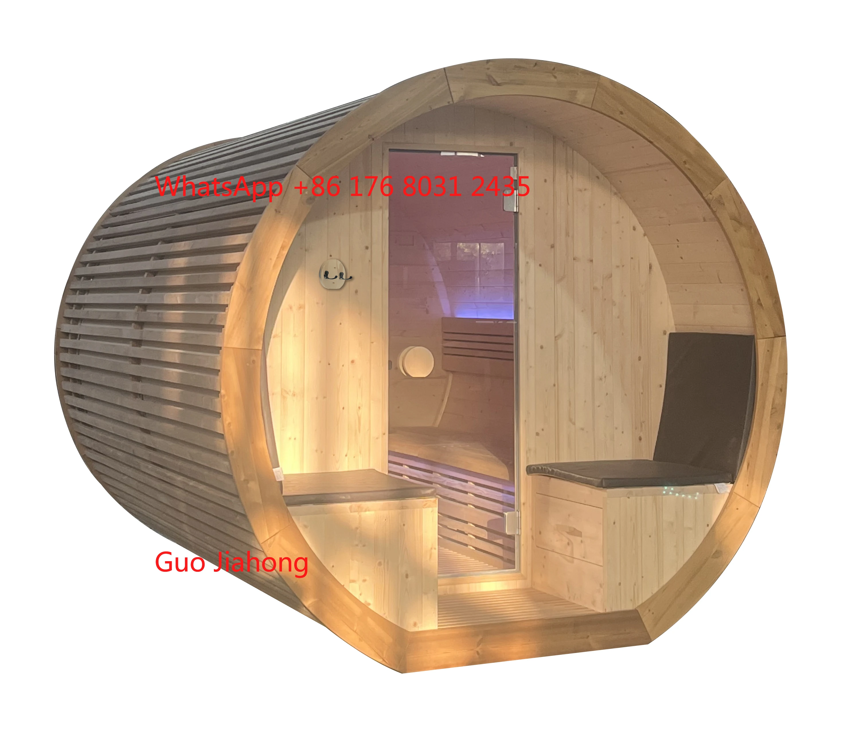 New Canadian Red Cedar Outdoor Barrel Steam Traditional Sauna Room for Sale
New Canadian Red Cedar Outdoor Barrel Steam Traditional Sauna Room for Sale
