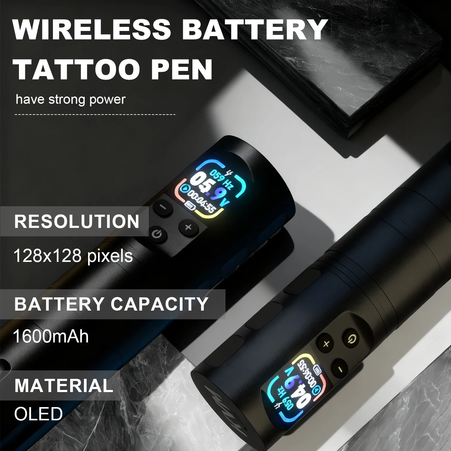 KVM Wireless Rotary Tattoo Pen 1600mAh OLED Display Dual Modes Powerful Motor Tattoo Machine for Beginners Artists
KVM Wireless Rotary Tattoo Pen 1600mAh OLED Display Dual Modes Powerful Motor Tattoo Machine for Beginners Artists