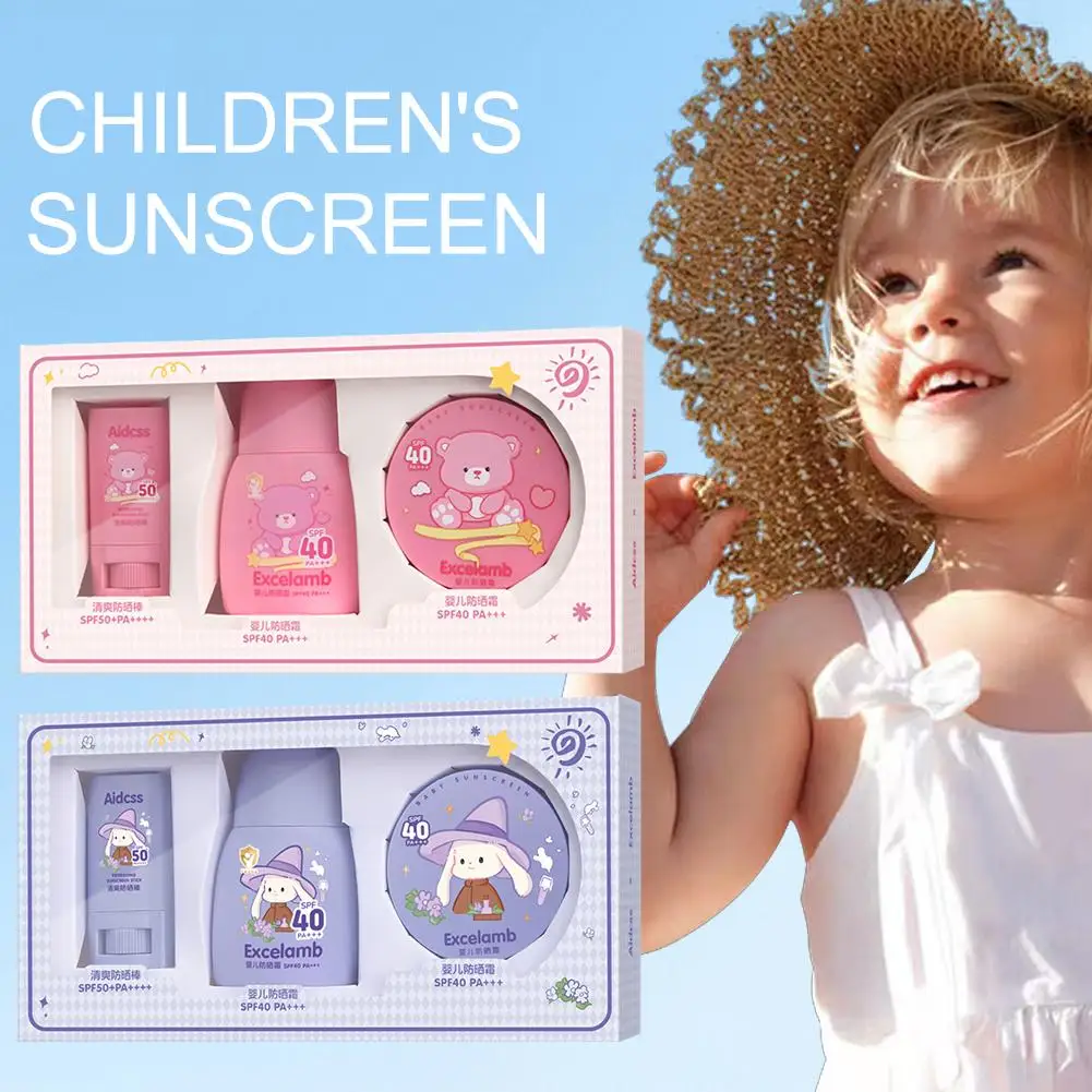 Children's Sunscreen SPF50+/SPF40+ Sunblock Cream Hydrating Refreshing Face Body Sunscreen Outdoor UV Resistance Body Cream
Children's Sunscreen SPF50+/SPF40+ Sunblock Cream Hydrating Refreshing Face Body Sunscreen Outdoor UV Resistance Body Cream