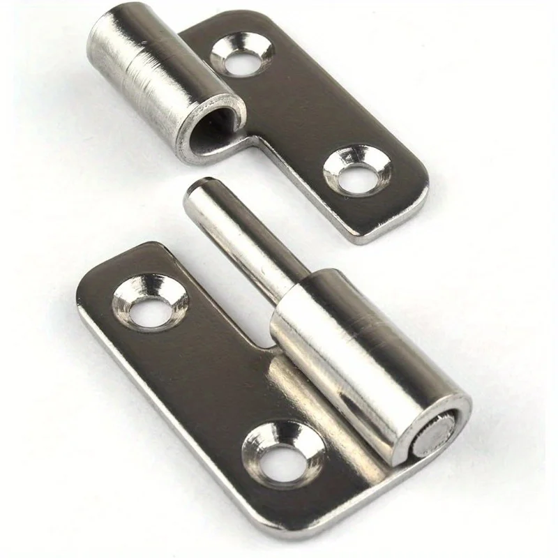 6 Removable Hinges - 304 Stainless Steel, Left-Handed Lift-and-Slide Joint Design, Classic-Style Durable Metal Hardware,
6 Removable Hinges - 304 Stainless Steel, Left-Handed Lift-and-Slide Joint Design, Classic-Style Durable Metal Hardware,