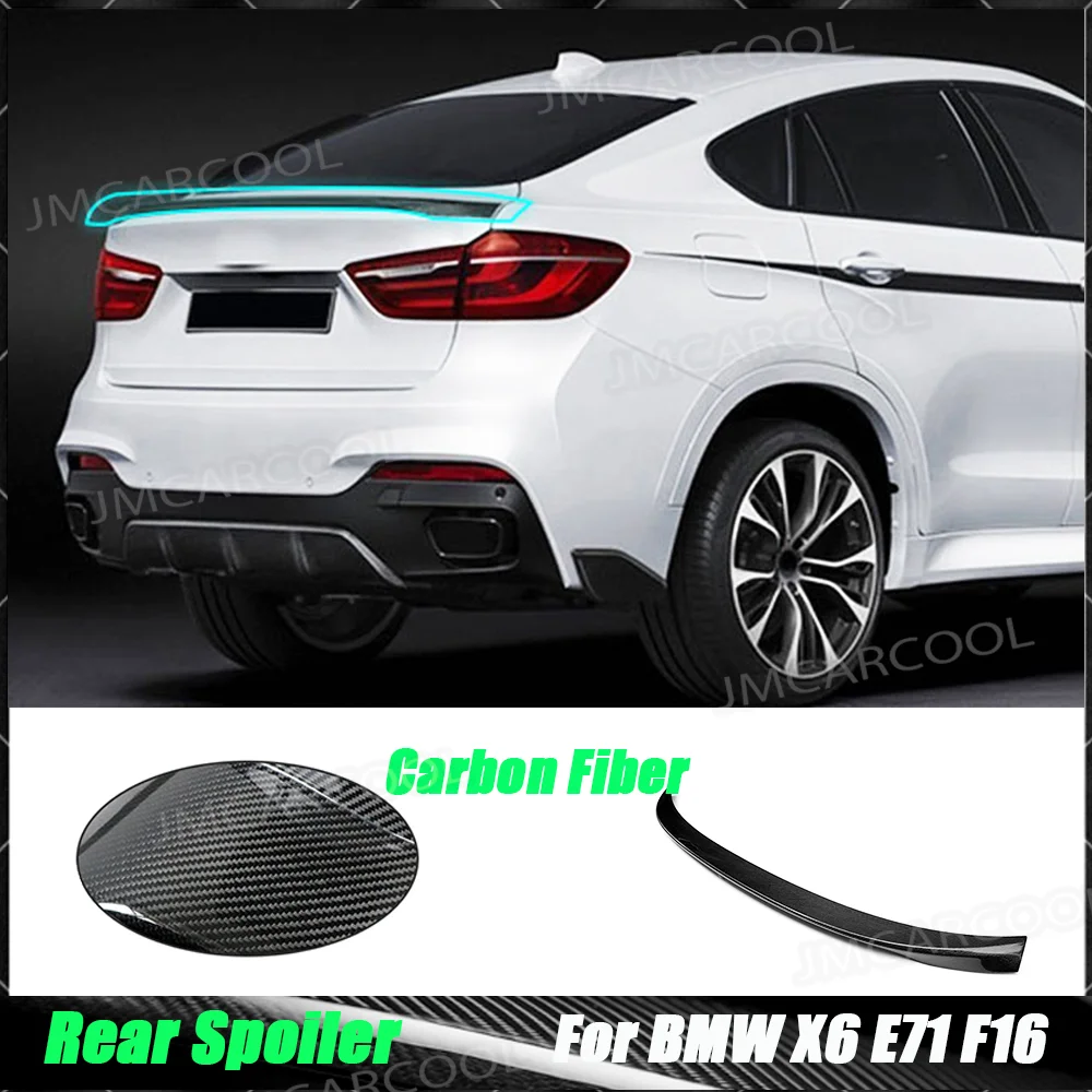 Real Carbon Fiber Car Rear Bumper Spoiler Boot Wings Body Kits For BMW X6 E71 F16 2008-2018 Rear Spoiler Car Accessories
Real Carbon Fiber Car Rear Bumper Spoiler Boot Wings Body Kits For BMW X6 E71 F16 2008-2018 Rear Spoiler Car Accessories