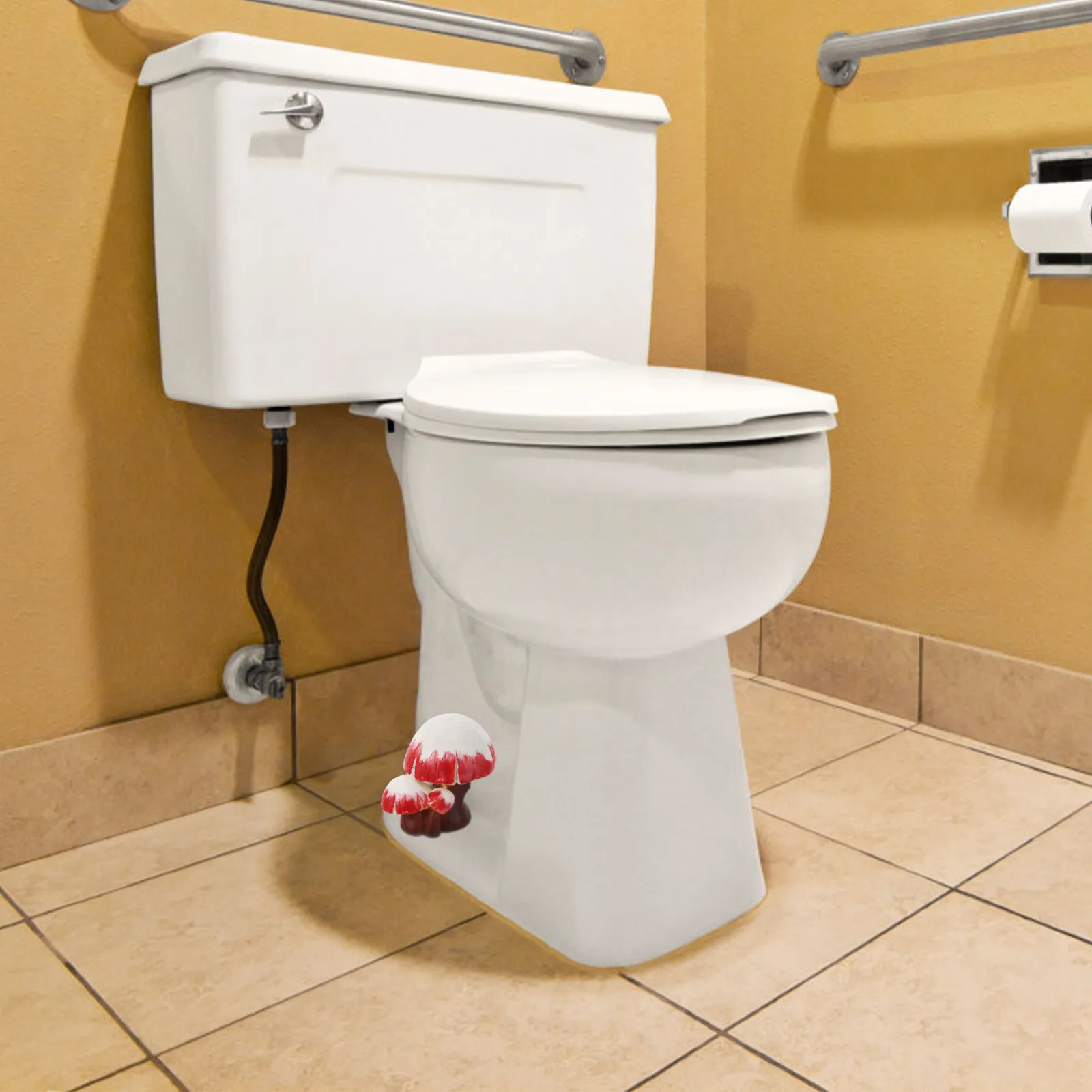 Mushroom Toilet Bolt Covers Decorative Cap Creative Design Easy Installation Toilet Repair Parts Bathroom Decor Universal Use
Mushroom Toilet Bolt Covers Decorative Cap Creative Design Easy Installation Toilet Repair Parts Bathroom Decor Universal Use