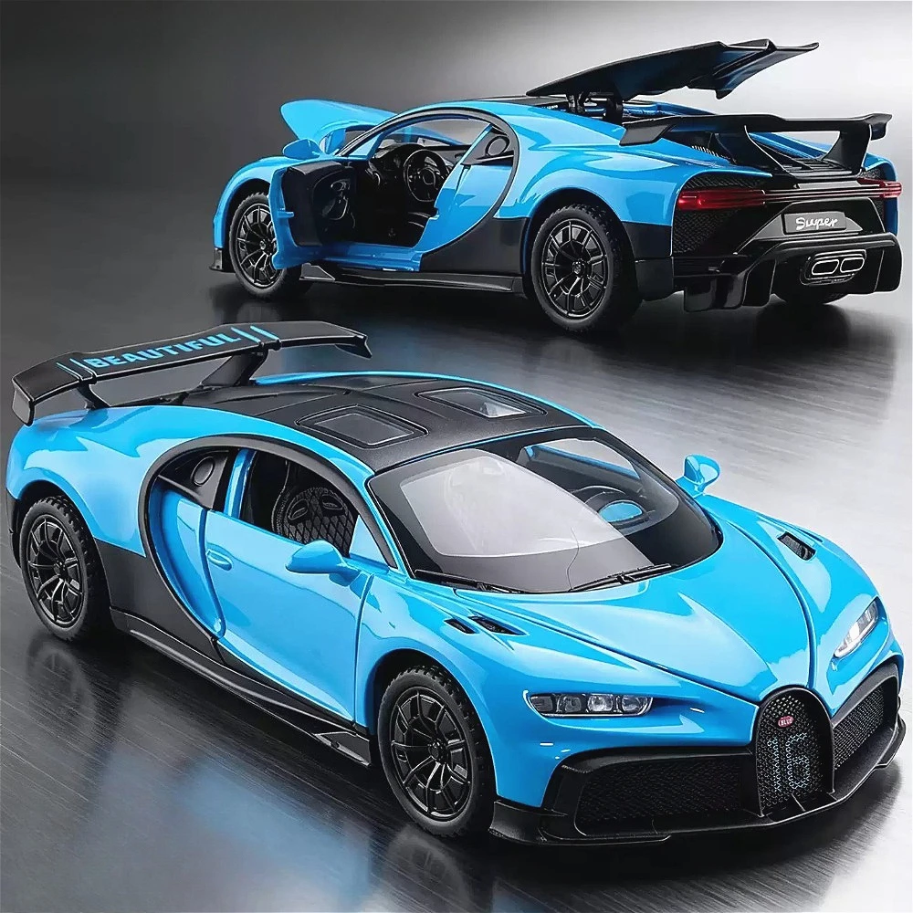 1:32 Chiron Bolide Alloy Car Model Toy Simulation Sound Light Sports Cars Models Doors Opened Pull Back Toys Holiday Presents
1:32 Chiron Bolide Alloy Car Model Toy Simulation Sound Light Sports Cars Models Doors Opened Pull Back Toys Holiday Presents