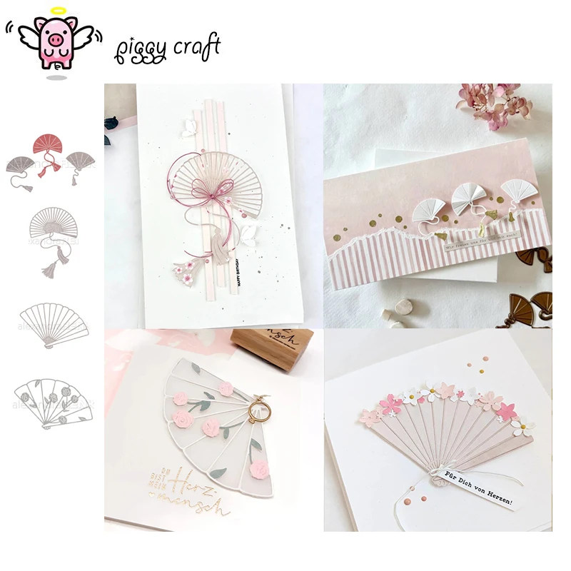 Piggy Craft metal cutting dies cut die mold Fan decoration Scrapbook paper craft knife mold blade punch stencils dies
Piggy Craft metal cutting dies cut die mold Fan decoration Scrapbook paper craft knife mold blade punch stencils dies
