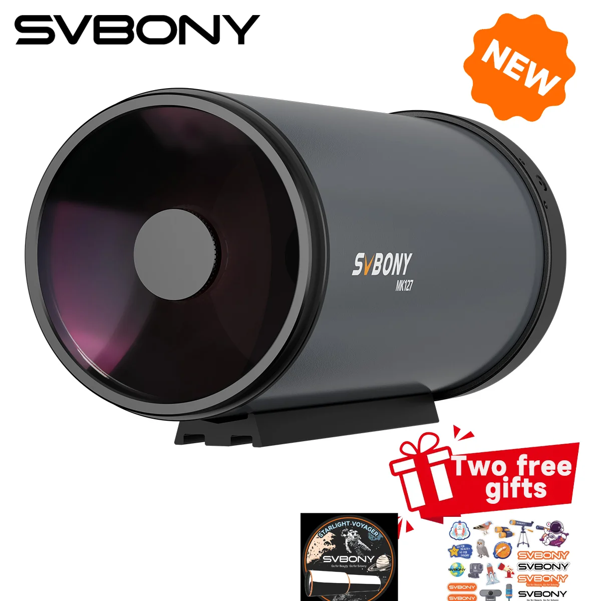 Svbony MK127 Maksutov-Cassegrain OTA Dual Speed Focuser Separate Secondary Mirror Reflectivity Dielectric Coating
Svbony MK127 Maksutov-Cassegrain OTA Dual Speed Focuser Separate Secondary Mirror Reflectivity Dielectric Coating