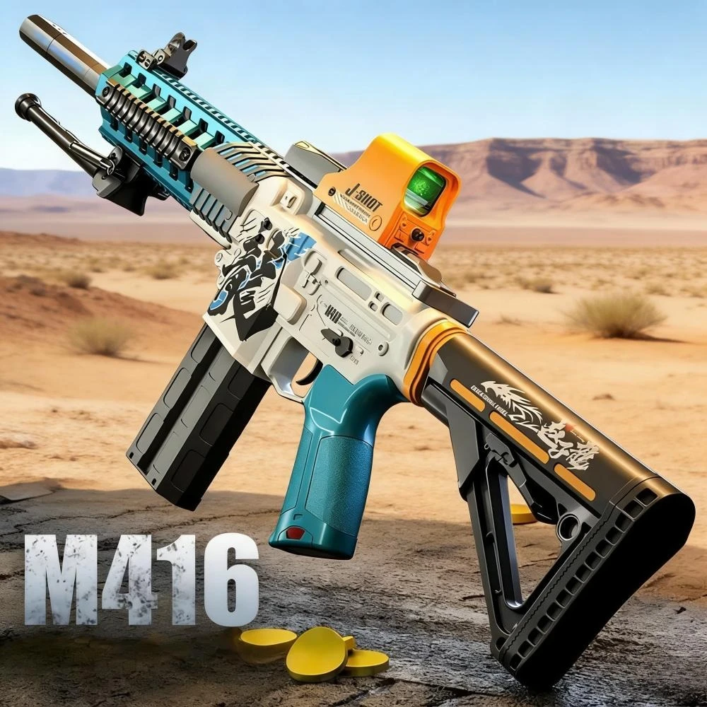 M416 Electric Soft Bullets Toy Gun Auto Rifle Outdoor CS Shooting Games Education Toy for Boys Adults Gifts
M416 Electric Soft Bullets Toy Gun Auto Rifle Outdoor CS Shooting Games Education Toy for Boys Adults Gifts