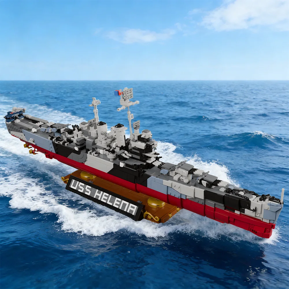 Gobricks MOC USS Helena Measure 31 Building Blocks Model Military USS Helena Cruiser Bricks Assemble Toys Kids Birthday Gifts
Gobricks MOC USS Helena Measure 31 Building Blocks Model Military USS Helena Cruiser Bricks Assemble Toys Kids Birthday Gifts