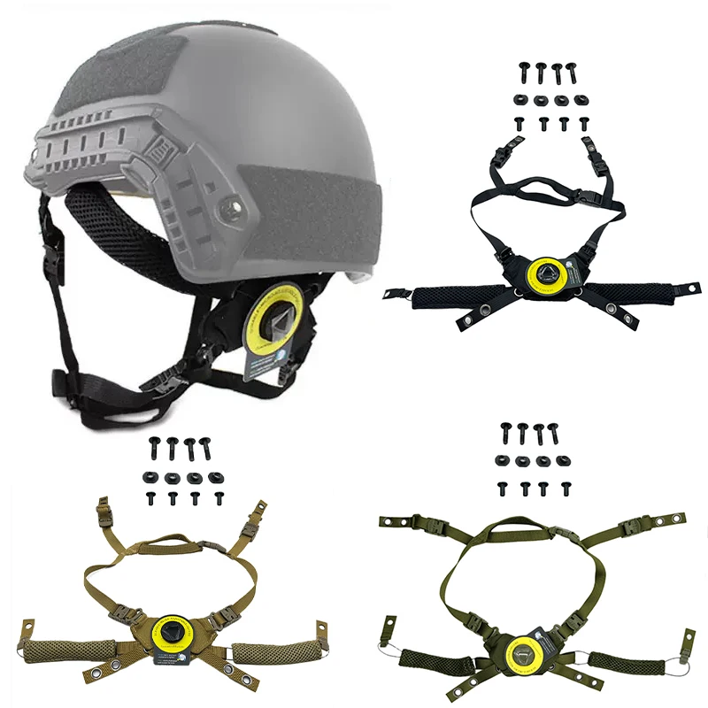 Tactical Helmet Hanging System Wendy Suspension Lanyard Chin Strap Airsoft Helmet Accessories for Wendy FAST MICH Helmet
Tactical Helmet Hanging System Wendy Suspension Lanyard Chin Strap Airsoft Helmet Accessories for Wendy FAST MICH Helmet