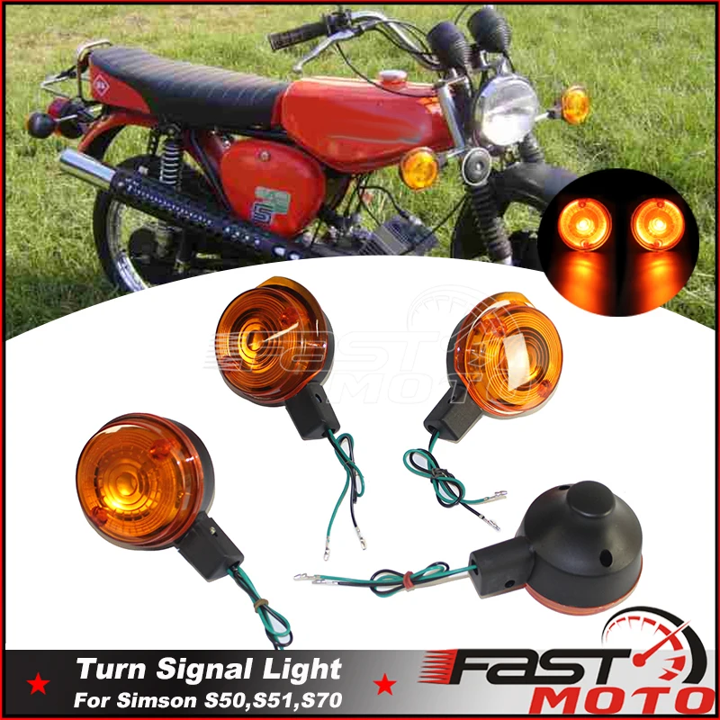 1 Set Front & Rear Motorcycle Turn Signals Blinker Lamp Amber Flash Lights For Simson S50 S51 S70 Turn Indicators Flashing Light
1 Set Front & Rear Motorcycle Turn Signals Blinker Lamp Amber Flash Lights For Simson S50 S51 S70 Turn Indicators Flashing Light