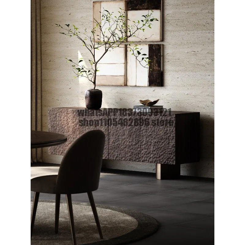 Medieval solid wood dining side cabinet integrated against the wall light luxury high-end designer engraving cabinet
Medieval solid wood dining side cabinet integrated against the wall light luxury high-end designer engraving cabinet