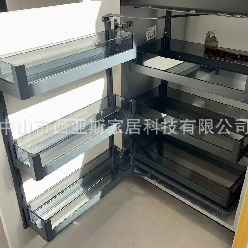 Ground cabinet with crystal drill linkage ground cabinet basket, door-opening storage basket, tempered glass basket, large space
Ground cabinet with crystal drill linkage ground cabinet basket, door-opening storage basket, tempered glass basket, large space