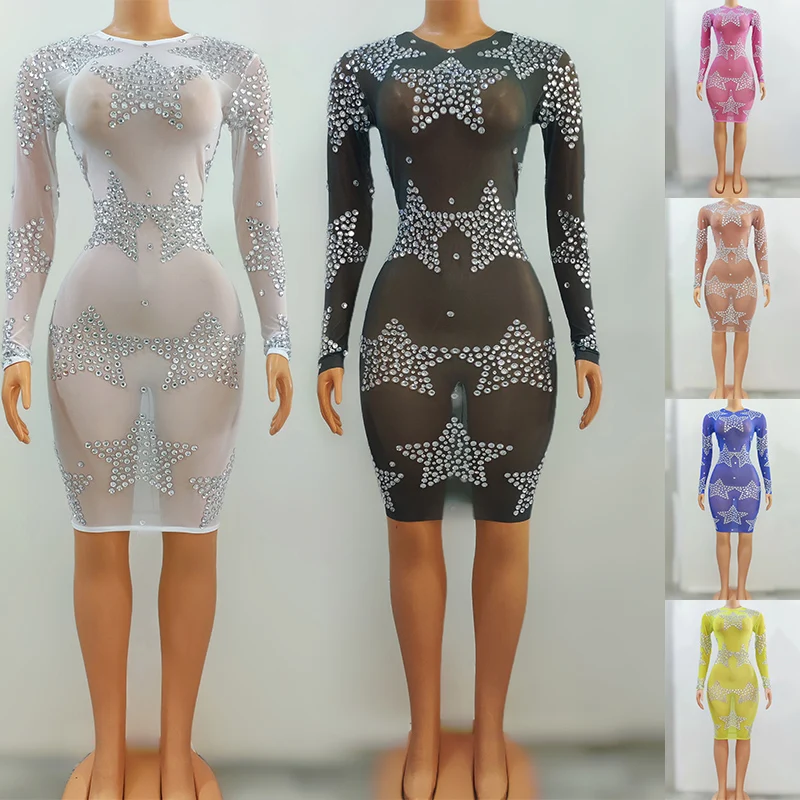 Stretch Star Rhinestons Dress Singer Dancer Performance Clothes Party Festival Carnival Clothing Drag Queen Costume VDB6835
Stretch Star Rhinestons Dress Singer Dancer Performance Clothes Party Festival Carnival Clothing Drag Queen Costume VDB6835