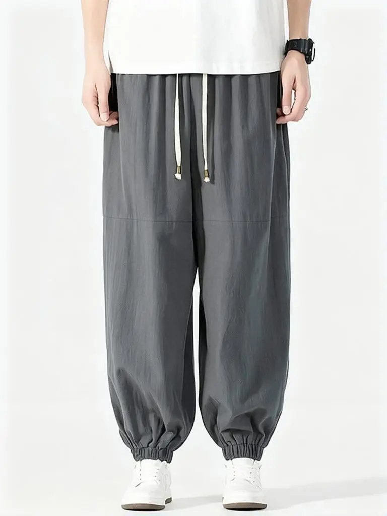 Men's Summer Ice Silk Loose Linen Joggers Pants Sport Cotton Trousers Y2K Baggy Cargo Sweatpants Casual
Men's Summer Ice Silk Loose Linen Joggers Pants Sport Cotton Trousers Y2K Baggy Cargo Sweatpants Casual