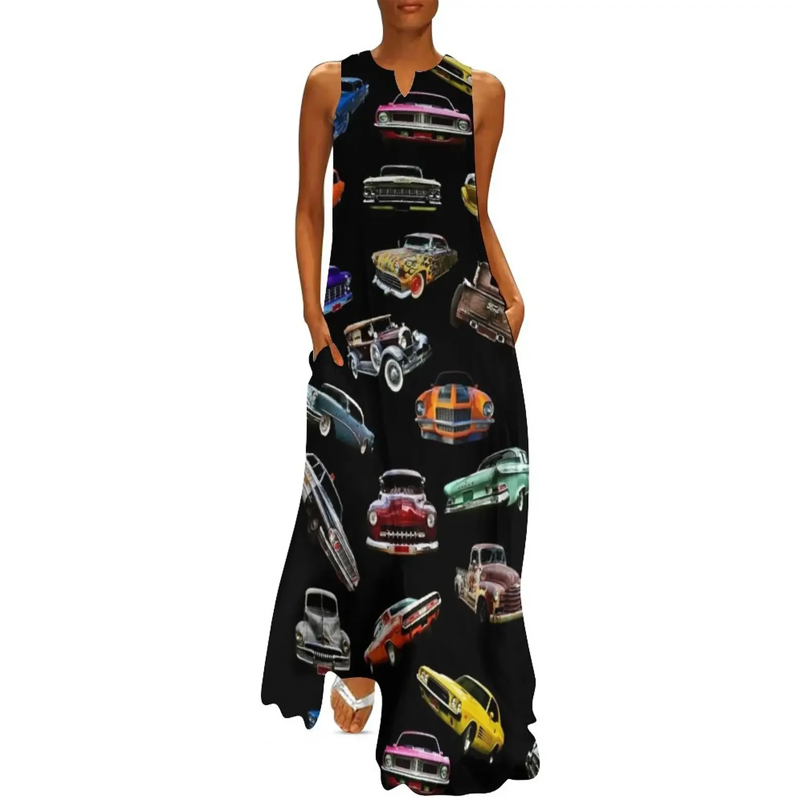 Classic Car Collage Long Dress dresses for women 2025 women clothes elegant dress Dress
Classic Car Collage Long Dress dresses for women 2025 women clothes elegant dress Dress