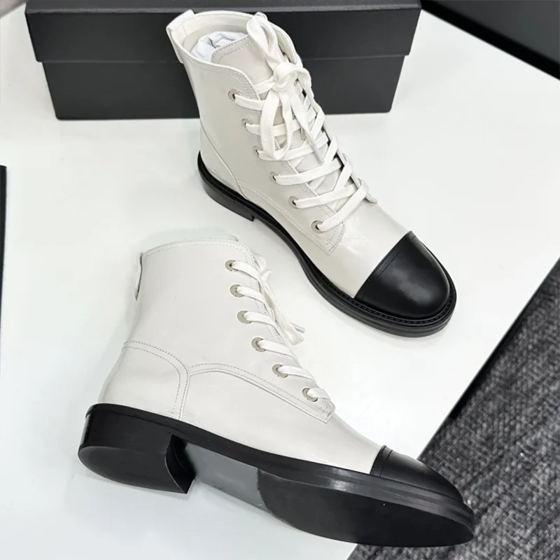 High quality 2025 Elegant and Comfortable Women's Lace up Short Boots Made of Full Cow and Sheep Leather 25100148
High quality 2025 Elegant and Comfortable Women's Lace up Short Boots Made of Full Cow and Sheep Leather 25100148