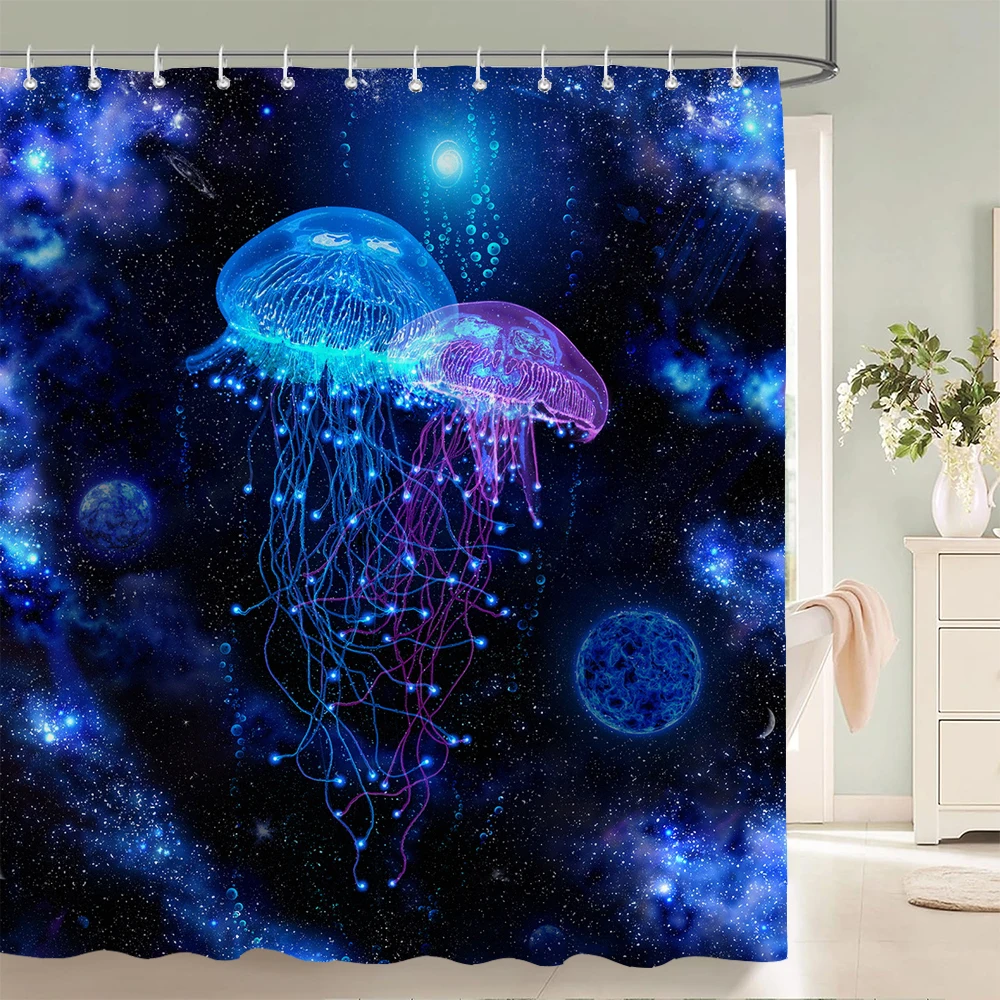 Bathroom Decoration Waterproof Shower Curtain Polyester Home Decor Curtain 3D Dream Starry Sky Jellyfish Printed Bath Curtains
Bathroom Decoration Waterproof Shower Curtain Polyester Home Decor Curtain 3D Dream Starry Sky Jellyfish Printed Bath Curtains