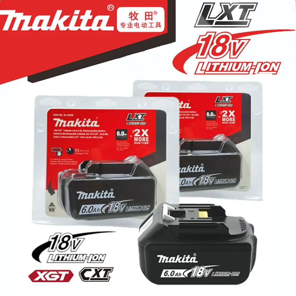 6Ah/5Ah/3Ah 100% Original Makita 18V Battery BL1830B BL1850B BL1850 BL1840 BL1860 BL1815 Replacement Lithium Battery
6Ah/5Ah/3Ah 100% Original Makita 18V Battery BL1830B BL1850B BL1850 BL1840 BL1860 BL1815 Replacement Lithium Battery
