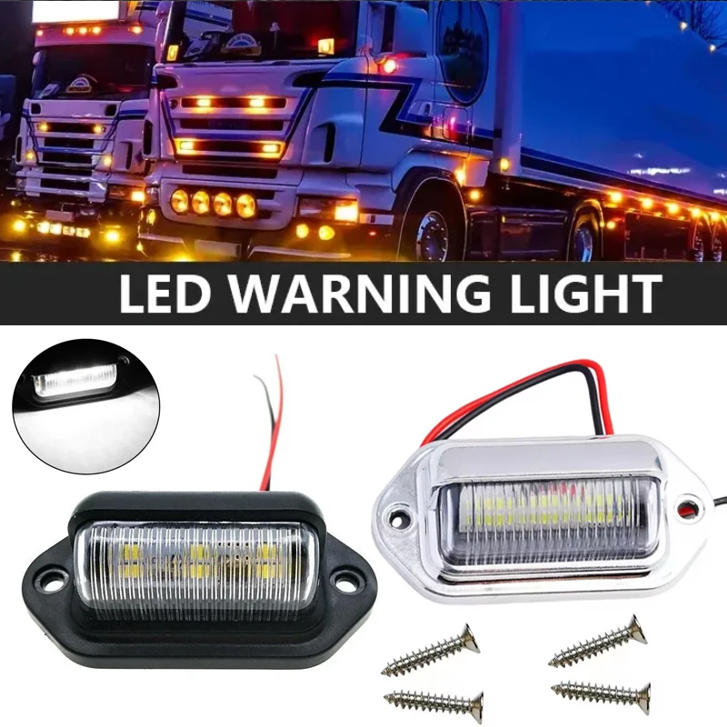 6 LED Car License Number Plate Light for SUV Truck Trailer VanTag Step Lamp White Bulbs Waterproof Universal Car Accessories
6 LED Car License Number Plate Light for SUV Truck Trailer VanTag Step Lamp White Bulbs Waterproof Universal Car Accessories